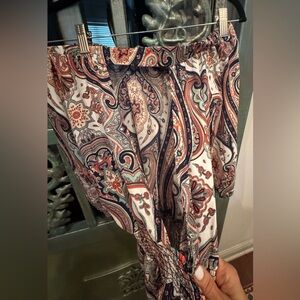 Paisley Print lady’s shorts one peace set